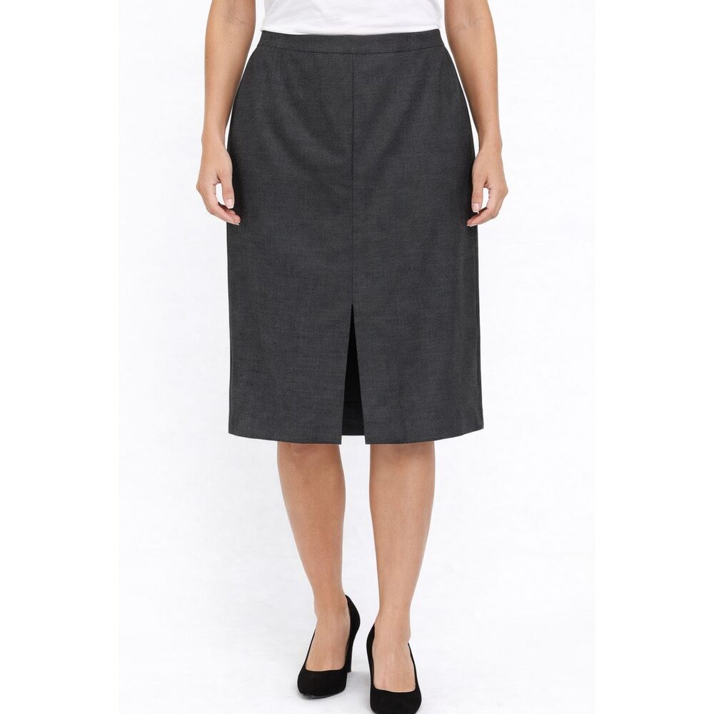 Catherine Gray Split Front Career Pencil Skirt 6